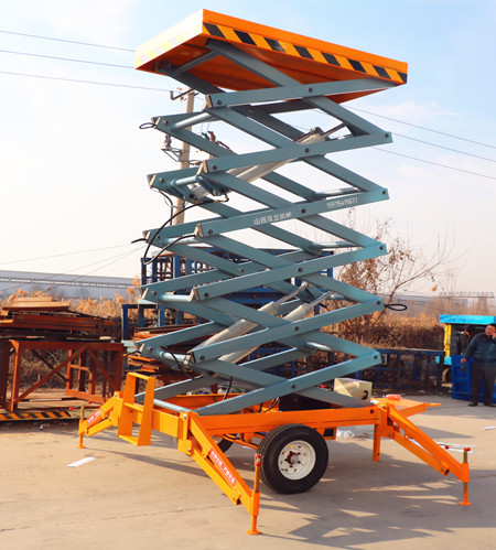 拖車剪叉式防爆升降平臺(tái)